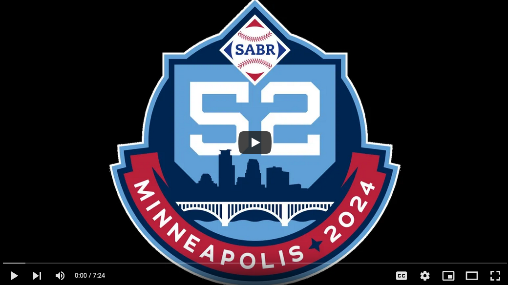 Watch: SABR 52 Convention Registration video on YouTube