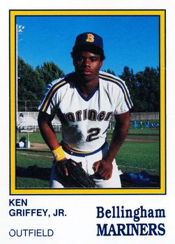 Ken Griffey Jr. with the Bellingham Mariners (Trading Card Database)