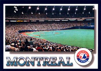 Olympic Stadium in Montreal, circa 1994 (Trading Card Database)