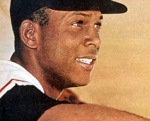 Orlando Cepeda with the San Francisco Giants, in a photo from Sport Magazine in July 1966. (SABR-Rucker Archive)