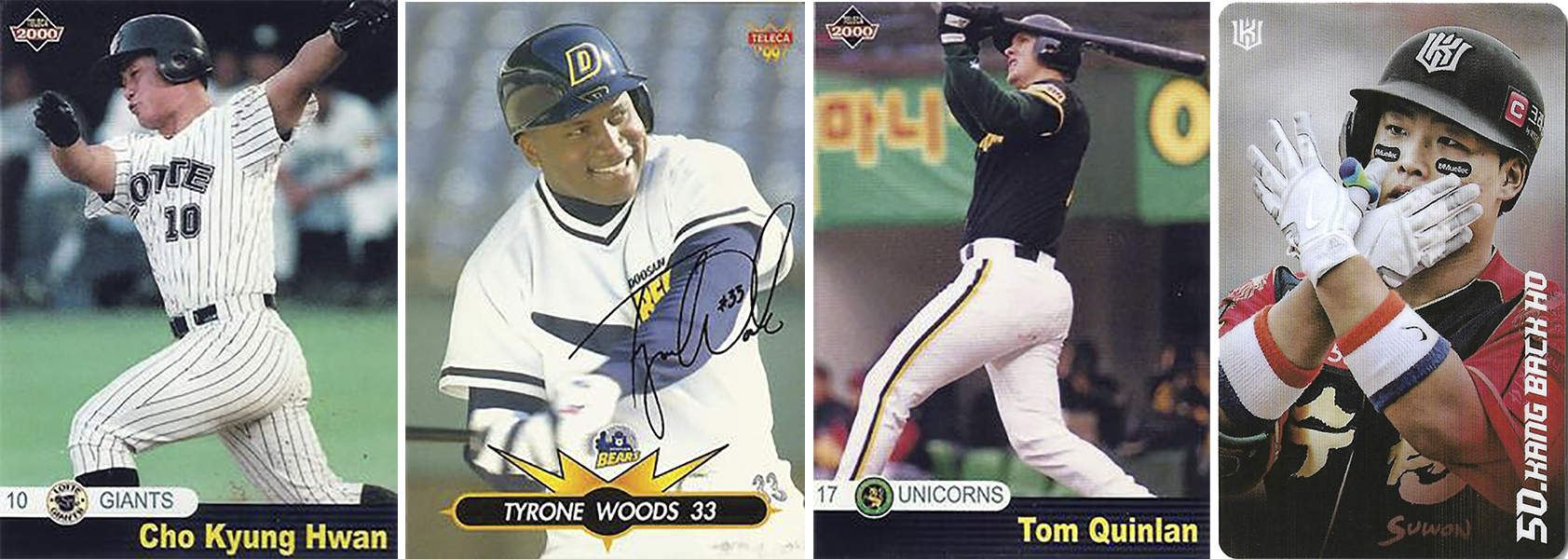 KBO: Kyung-Hwan Cho, Tyrone Woods, Tom Quinlan, Baek-Ho Kang 