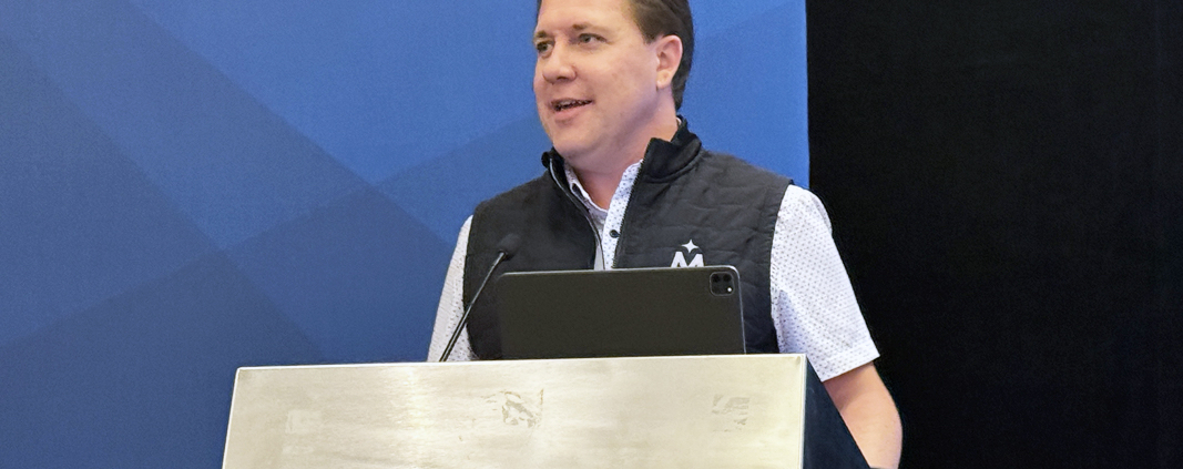 Minnesota Twins President of Baseball Operations Derek Falvey speaks at SABR 52 on Thursday, August 8, 2024, in Minneapolis.