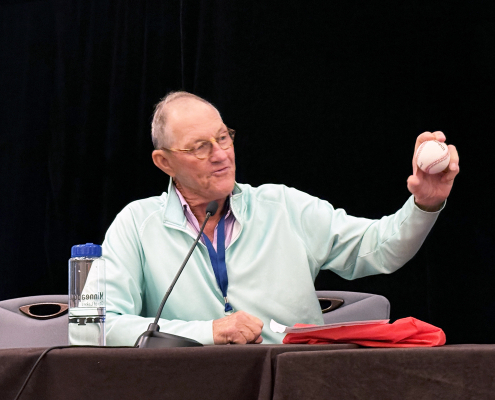 Hall of Famers Bert Blyleven and Jim Kaat, along with former stars Glen Perkins and LaTroy Hawkins, participated in the SABR 52 Minnesota Twins Pitchers Panel