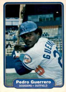 Pedro Guerrero (Trading Card Database)