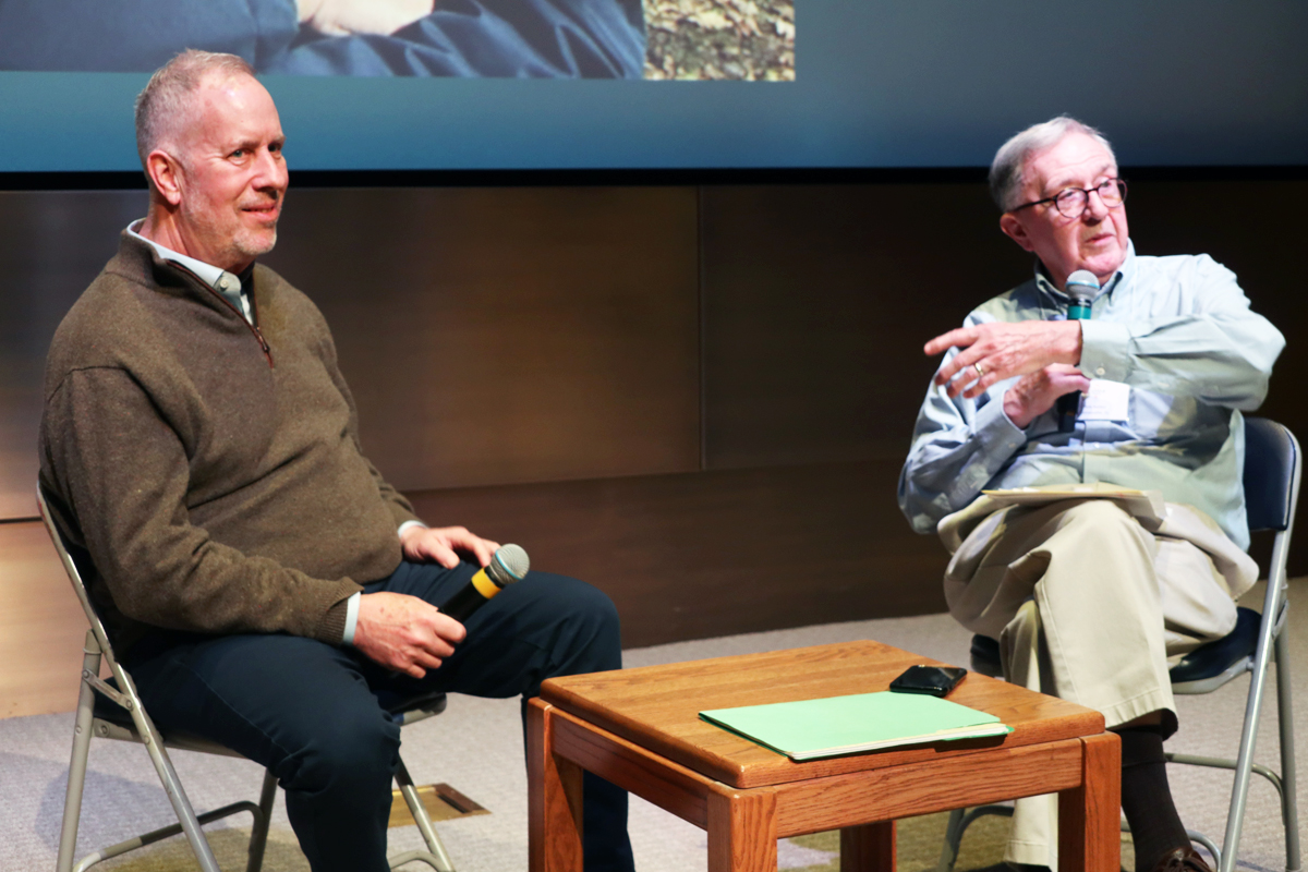 Thomas Gilbert and Bob Bailey at the 2024 SABR Frederick Ivor-Campbell 19th Century Conference