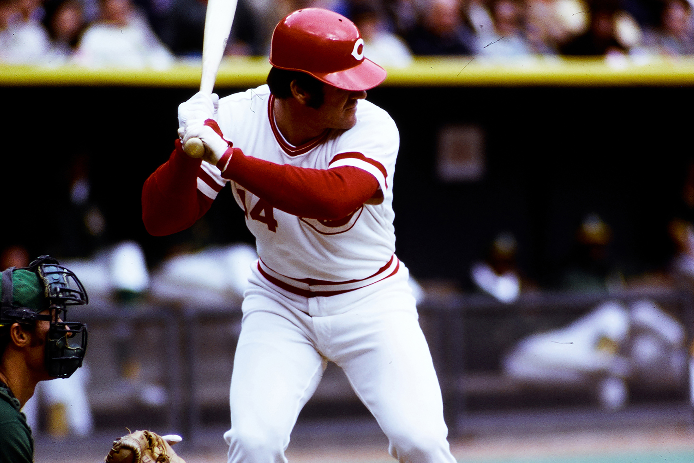 Pete Rose during the 1972 World Series (SABR-Rucker Archive)