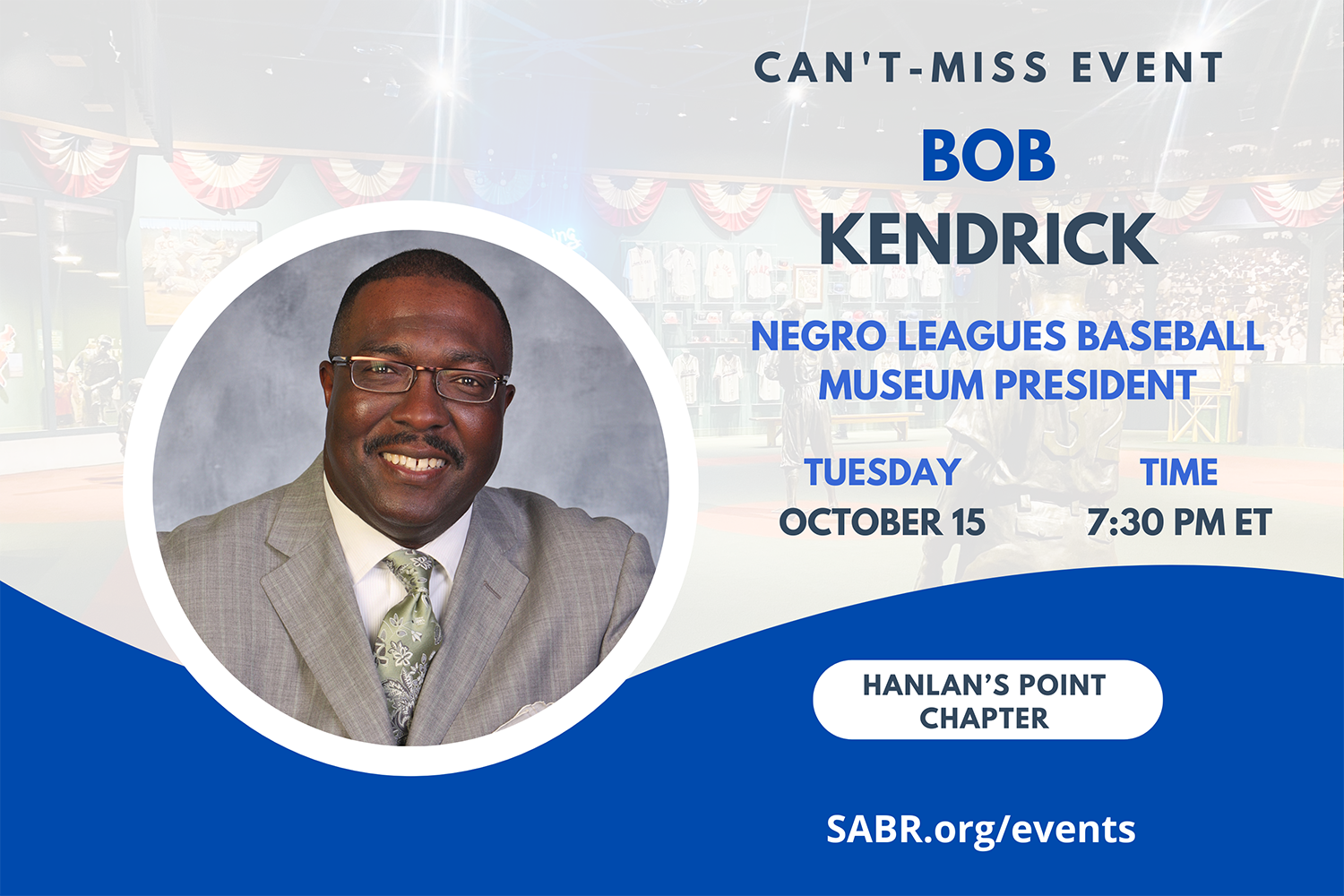 SABR's Hanlan's Point Chapter in Toronto will host a virtual meeting at 7:30 p.m. Eastern on Tuesday, October 15, 2024. All baseball fans are welcome to join us. We’re very excited to announce that we will be joined by Bob Kendrick, President of the Negro Leagues Museum and Paul Allen, author of Bright Lights, Black Stars for a discussion on the role of Negro League stars in Canada's oldest baseball league.