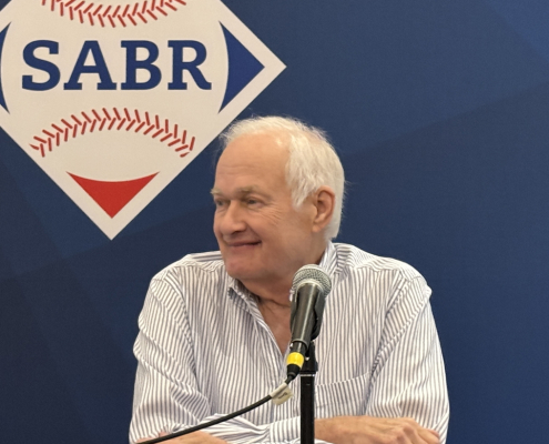 Former MLB Players Association executive director Don Fehr speaks during the Seitz Decision 50th Anniversary Panel at SABR 53 on Friday, June 27, 2025.