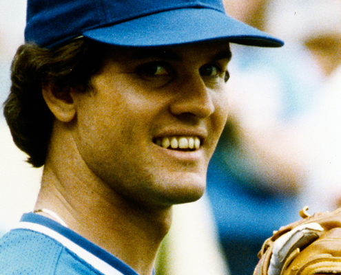 Ryne Sandberg in the mid-1980s (SABR-Rucker Archive)